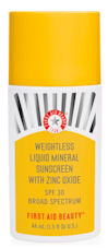 First Aid Beauty Weightless Liquid Mineral Sunscreen SPF 30